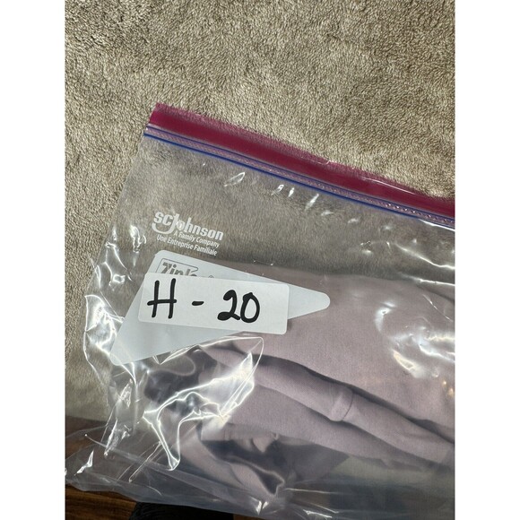 Calvin Klein Performance Brushed Logo Long Sleeve TShirt Crop Pink Top Large - Picture 12 of 12